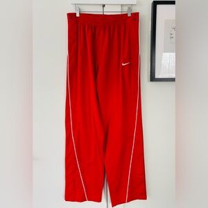 Red Nike Tearaway Track Pants size M women's